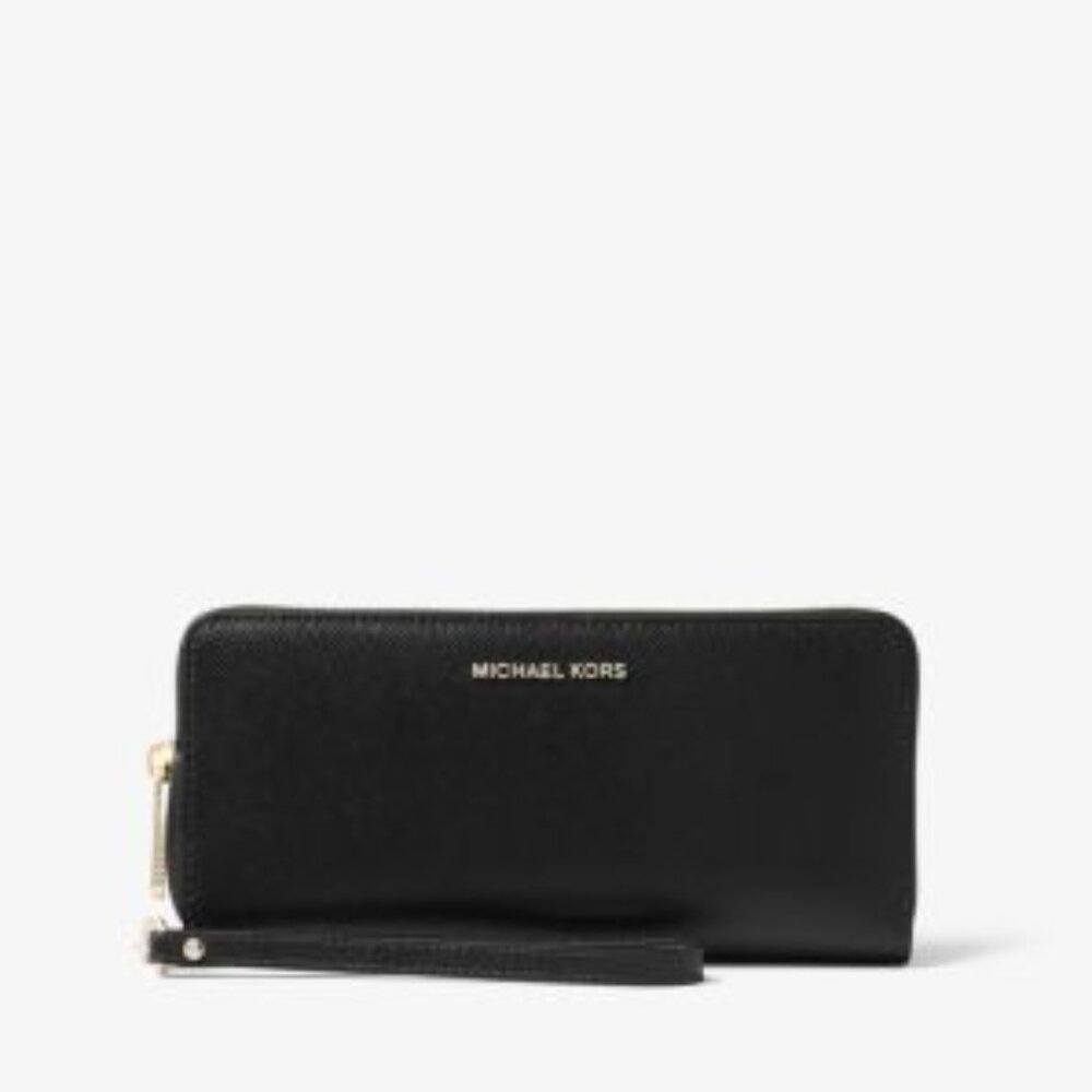 MICHAEL Michael Kors Leather Continental Wristlet. Used twice!